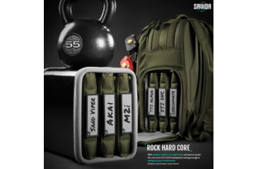 Image of Savior Equipment PRO S.E.M.A Competition Backpack, OD Green, 16 x 21 x11, BP-SEMAXL-PRO-OG