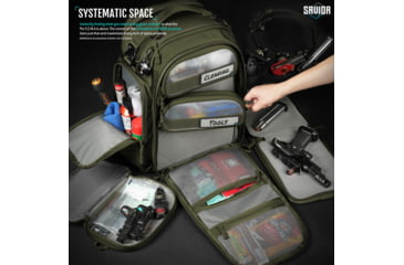 Image of Savior Equipment PRO S.E.M.A Competition Backpack, OD Green, 16 x 21 x11, BP-SEMAXL-PRO-OG