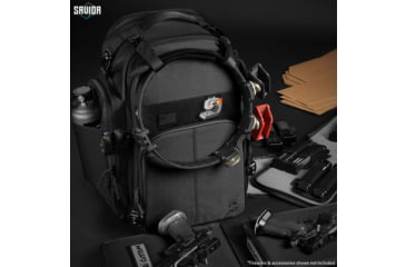 Image of Savior Equipment Pro Sema Strap w/ Carabiner, Obsidian Black, STRAP-CRIG-2P-BK