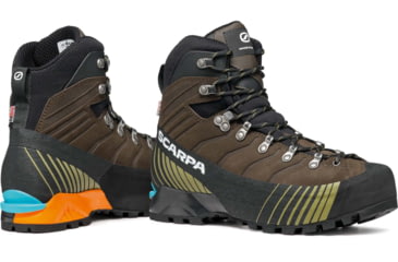 Image of Scarpa Ribelle HD Mountaineering Shoes - Mens, Cocoa/Moss, 42.5, 71088/250-CocMoss-42.5