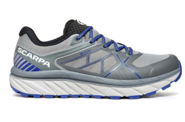 Image of Scarpa Spin Infinity GTX Trailrunning Shoes - Mens, Gray/Deep Blue, 40, 33074/201-GryDblu-40