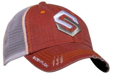 Image of ScentLok Distressed Logo Hat, 2015, Orange, OS 14036-107-OS