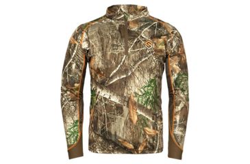 Image of ScentLok Savanna Attack 1/4 Zip Shirt - Mens, Realtree Edge, Large 87407-153-LG