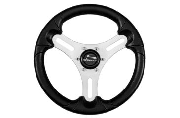 Image of Schmitt &amp; Ongaro Marine 13&quot; Torcello Lite - Polyurethane Wheel - 3/4&quot; Tapered Hub - Silver/Black 74539