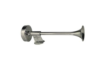Image of Schmitt &amp; Ongaro Marine Deluxe SS Shorty Single Trumpet Horn - 12V 41506