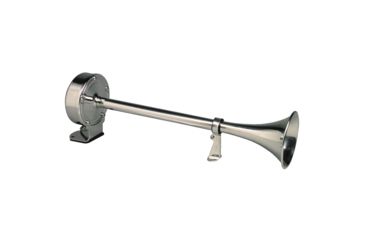 Image of Schmitt &amp; Ongaro Marine Deluxe SS Single Trumpet Horn - 12V 41509