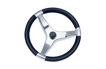 Image of Schmitt &amp; Ongaro Marine Evo Pro 316 Cast Stainless Steel Steering Wheel - 13.5&quot;Diameter 49143