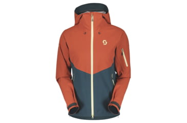 Image of SCOTT Explorair 3L Jacket - Womens, Earth Red/Aruba Green, Medium, 2837647369008
