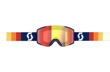 Image of SCOTT Shield LS Goggle, Retro Blue/Light Sensitive Red Chrome, 2778367409341