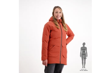 Image of SCOTT Tech Coat 3L Jacket - Womens, Earth Red, Small, 4001237368008