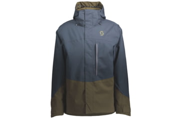 Image of SCOTT Ultimate Dryo 10 Jacket - Mens, Dark Blue/Earth Brown, Small, 2837577035006