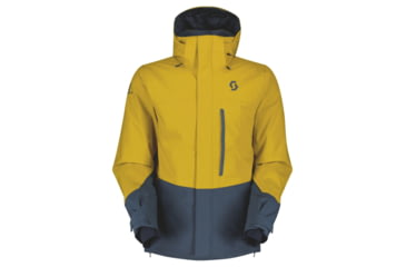 Image of SCOTT Ultimate Dryo 10 Jacket - Mens, Mellow Yellow/Metal Blue, Medium, 2837577376007