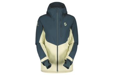 Image of SCOTT Ultimate Dryo Jacket - Womens, Aruba Green/Pale Yellow, Large, 2837697337009