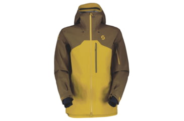Image of SCOTT Vertic 3L Jacket - Mens, Earth Brown/Mellow Yellow, 2XL, 2837487394010