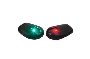 Image of Sea-Dog Side Mount LED Navigation Port / Starboard Lights, 1 NM, Black, 400078-1
