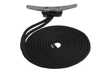 Image of Sea-Dog Double Braided Nylon Dock Line - 5/8in x 30ft - Black, 302116030BK-1