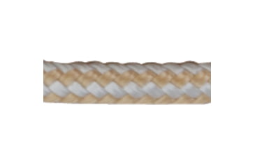 Image of Sea-Dog Double Braided Nylon Rope Spool - 1/4in x 600', Gold/White, 302106600G/W