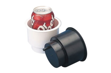 Image of Sea-Dog Flush Mount Combo Drink Holder With Drain Holes, Black, 588060