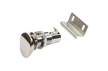 Image of Sea-Dog Push Button Cabinet Latch - Oval 77595
