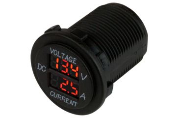 Image of Sea-Dog Round Voltage &amp; Amp Meter - 6V-30V &amp; 0 Amp - 10 Amp Meter 77912