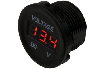 Image of Sea-Dog Round Voltage Meter - 6V-30V 77910
