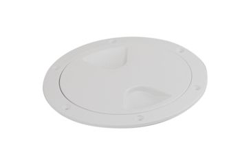 Image of Sea-Dog Screw-Out Deck Plate - White - 5" 77428