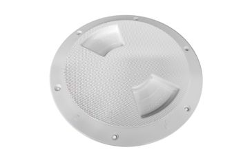 Image of Sea-Dog Textured Quarter Turn Deck Plate - White - 5" 77435