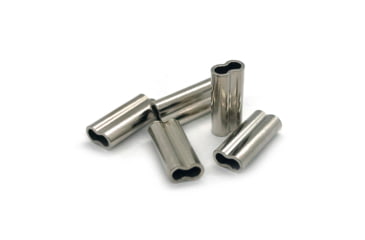 Image of Sea Striker Double Sleeves Nickel Double Sleeves Nickel up to 50lb mono 100 pack, .8B-100
