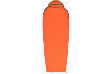 Image of Sea to Summit Reactor Extreme Sleeping Bag Liner w/Drawcord, Spicy Orange, Compact, A3207