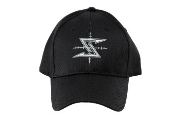 Image of Seekins Precision Mesh Hat,Black w/White Logo,One Size 0010820002