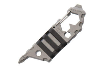 Image of Sektor3 Tools 2 Tool With Phillips Bead Blast, Titanium, 3.875in Bead Blast Blade, Black/Tan Custom Rail Covers, SKT2