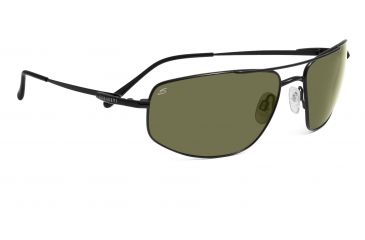 Image of Serengeti Levanto Sunglasses - Satin Black Frame, 555nm Polarized Lenses 7586