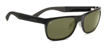 Image of Serengeti Nico Sunglasses - Shiny Black Frame, 555nm Lenses 7645