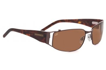 Image of Serengeti Canova Sunglasses 7276 Espresso Tortoise Frames, Drivers Lens