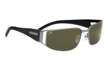 Image of Serengeti Canova Sunglasses 7278, Medium Gunmetal/Black Frame, 555nm Lens