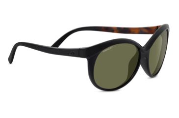 Image of Serengeti Caterina Sunglasses, Shiny Black Tortoise Frame, Polarized 555nm Lens, 8185