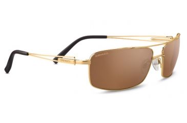 Image of Serengeti Dante, Polarized Drivers Gold, Rectangle, Unisex, Shiny Bold Gold, Medium/Large 8566