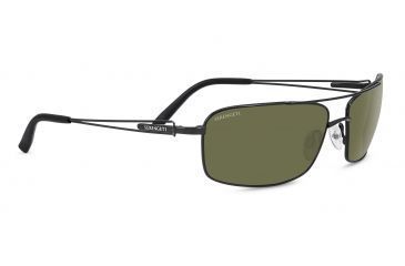 Image of Serengeti Dante Sunglasses, Satin Black, Polarized 555nm, 8457