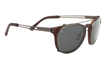 Image of Serengeti Palmiro Sunglasses, Satin Dark Tortoise Frame, Polar PhD CPG Lens, 8055
