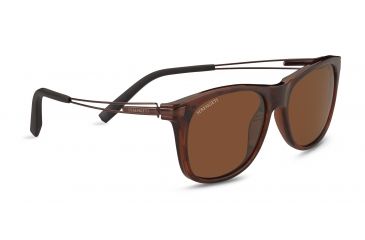 Image of Serengeti Pavia Sunglasses, Shiny Bronze Glitter Tortoise Frame, Polarized Drivers Lens, 8202