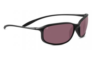 Image of Serengeti Sestriere Sunglasses, Shiny/Satin Black Frame, Polar PhD Sedona Lens, 8111