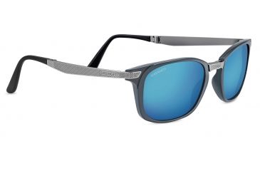 Image of Serengeti Volare Sunglasses,Sanded Gray Frame,Polarized 555nm Blue Square Lens 8499