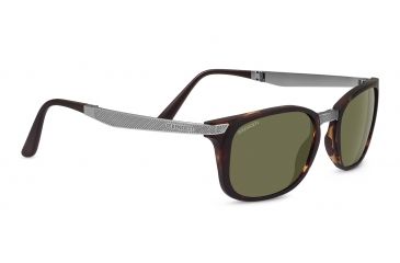 Image of Serengeti Volare Sunglasses,Satin Tortoise Frame,Polarized 555nm Square Lens 8497
