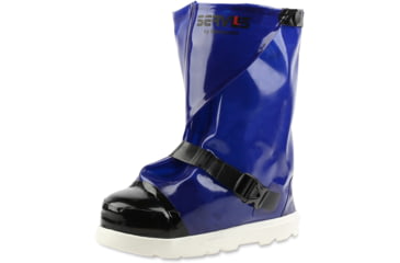 Image of Servus 12in Polyurethane Steel Toe Processing Overboots - Mens, Blue, 2XL, IT12ST17-BLU-2XL