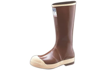 Image of Servus 15in Neoprene Steel Toe Work Boots w/ Chevron Outsole - Mens, Brown, 8, 22214-CTM-080