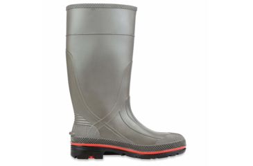 Image of Servus PRO PVC Footwear Boots - Mens, Gray/Red, 5, 75102-GYM-050