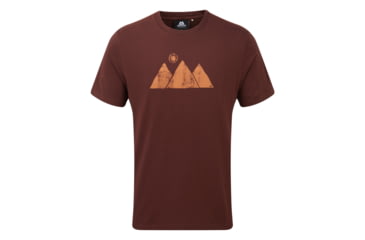 Image of Shed, Mountain Equipment Mountain Sun Tee - Mens, Dark Chocolate, Large, ME-003951-1407-L-DEMO