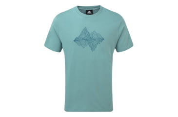 Image of Shed, Mountain Equipment Wireframe Tee - Mens, Goblin Blue, Large, ME-004025-1500-L-DEMO