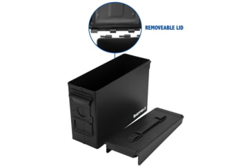 Image of Sheffield 30 Cal Metal Field Box, Black, 12641