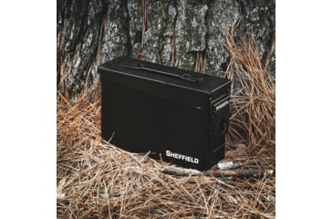 Image of Sheffield 30 Cal Metal Field Box, Black, 12641